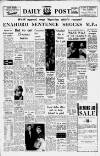 Liverpool Daily Post Monday 09 September 1963 Page 1