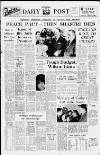 Liverpool Daily Post Tuesday 11 January 1966 Page 1