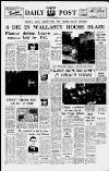 Liverpool Daily Post Monday 03 October 1966 Page 1