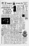 Liverpool Daily Post Monday 04 November 1968 Page 1
