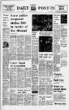 Liverpool Daily Post Monday 13 January 1969 Page 1