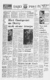 Liverpool Daily Post Saturday 07 February 1970 Page 1