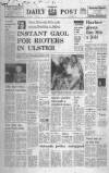 Liverpool Daily Post Wednesday 01 July 1970 Page 1