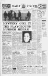 Liverpool Daily Post Saturday 02 January 1971 Page 1