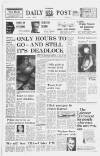 Liverpool Daily Post Tuesday 19 January 1971 Page 1