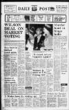 Liverpool Daily Post Wednesday 06 October 1971 Page 1