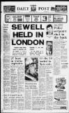 Liverpool Daily Post Thursday 07 October 1971 Page 1
