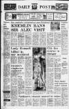 Liverpool Daily Post Saturday 09 October 1971 Page 1