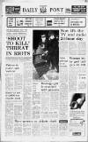 Liverpool Daily Post Thursday 20 January 1972 Page 1