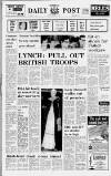 Liverpool Daily Post Friday 04 February 1972 Page 1