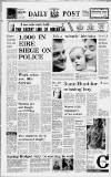 Liverpool Daily Post Monday 20 March 1972 Page 1