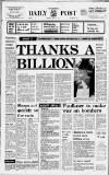 Liverpool Daily Post Wednesday 22 March 1972 Page 1
