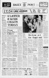 Liverpool Daily Post Monday 27 March 1972 Page 1