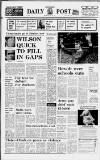 Liverpool Daily Post Wednesday 12 April 1972 Page 1