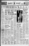 Liverpool Daily Post Monday 29 May 1972 Page 1