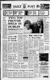 Liverpool Daily Post Thursday 01 June 1972 Page 1