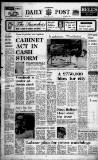 Liverpool Daily Post Friday 07 July 1972 Page 1