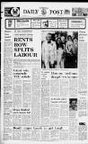 Liverpool Daily Post Tuesday 05 September 1972 Page 1