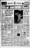 Liverpool Daily Post Monday 09 October 1972 Page 1