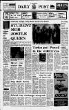 Liverpool Daily Post Friday 13 October 1972 Page 1
