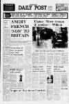 Liverpool Daily Post Tuesday 02 April 1974 Page 1