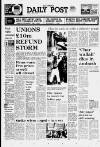 Liverpool Daily Post Tuesday 23 April 1974 Page 1