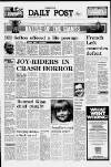 Liverpool Daily Post Monday 20 March 1978 Page 1