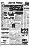 Ascot Times Thursday 05 July 1984 Page 1