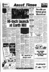 Ascot Times Thursday 08 November 1984 Page 1