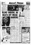 Ascot Times Thursday 22 November 1984 Page 1
