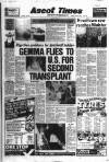 Ascot Times Thursday 04 April 1985 Page 1