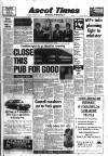 Ascot Times Thursday 31 October 1985 Page 1