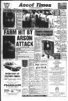 Ascot Times Thursday 11 September 1986 Page 1