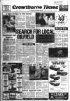Crowthorne Times Thursday 22 August 1985 Page 1