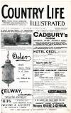 Country Life Saturday 27 August 1898 Page 1