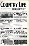 Country Life Saturday 03 September 1898 Page 1