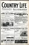 Country Life Saturday 15 October 1898 Page 1
