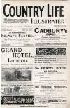 Country Life Saturday 07 January 1899 Page 1
