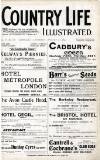 Country Life Saturday 21 January 1899 Page 1