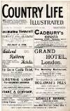 Country Life Saturday 08 April 1899 Page 1