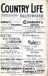 Country Life Saturday 09 December 1899 Page 1