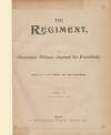 The Regiment Saturday 04 April 1896 Page 1