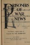 Prisoners of War News Saturday 01 February 1941 Page 1